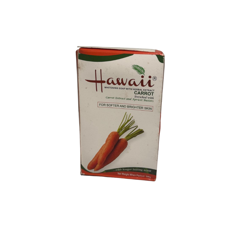 Hawaii WHITENING SOAP WITH HERBAL EXTRACT CARROT