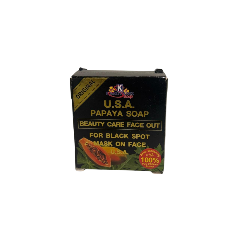 U.S.A. PAPAYA SOAP BEAUTY CARE FACE OUT FOR BLACK SPOT