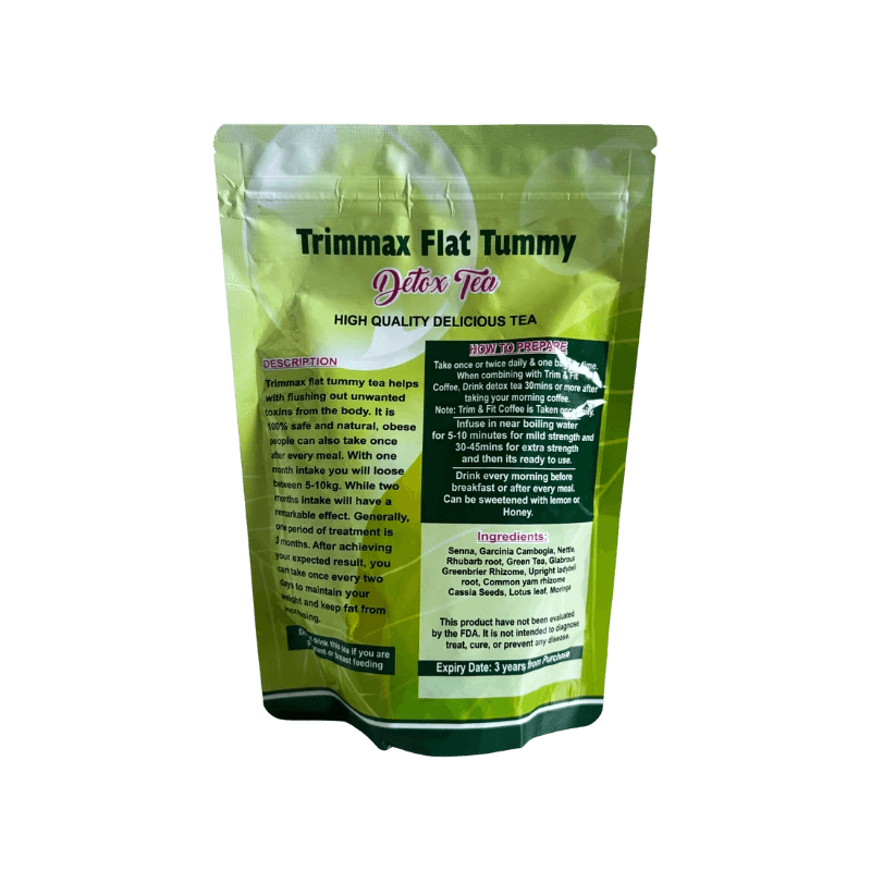 Trimmax Flat Tummy Detox Tea - CceNatural Online Shop